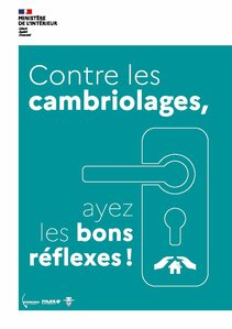 Contre les cambriolages ayez les bons réflexes